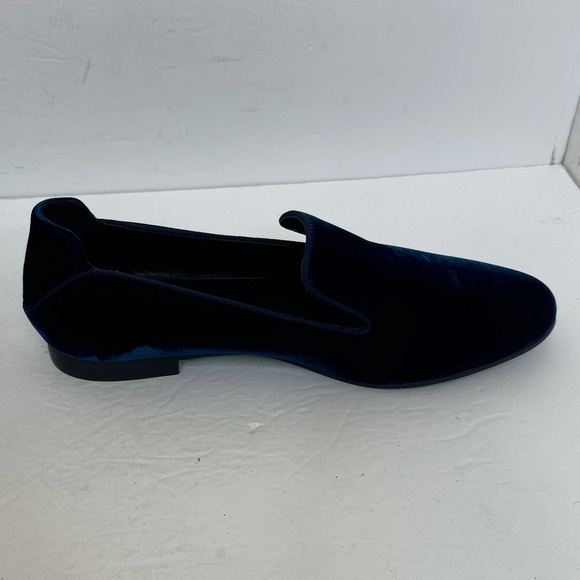 M. Gemi Petalo loafer Navy Velvet size 39.5 - Picture 5 of 11